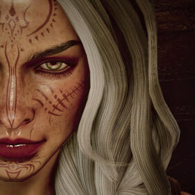 Original character Inquisitor Evaline Lavellan from Dragon Age Inquisition